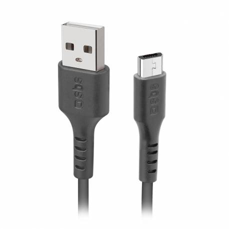 Kabel Sbs Lthl200 Usb-A - Micro-Usb 1M - Czarny