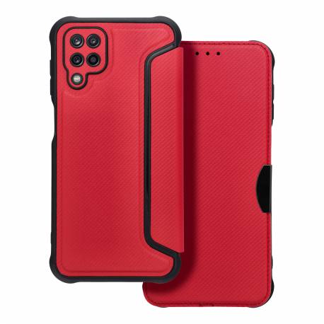 Kabura Razor Book Do Samsung A12 / M12 Czerwony