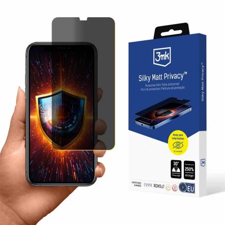 Folia Ochronna Prywatyzująca Matowa 3Mk Silky Matt Privacy Na Apple Iphone 11 Pro Max