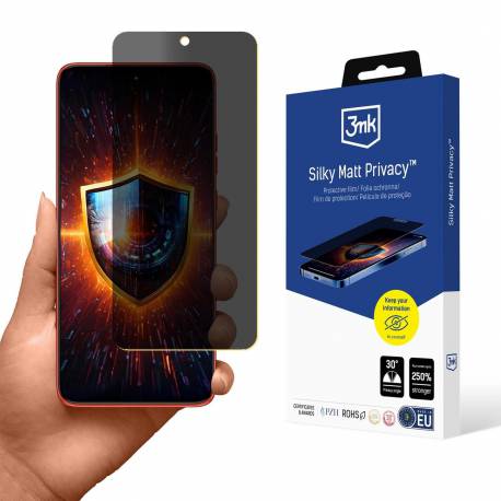 Folia Ochronna Prywatyzująca Matowa 3Mk Silky Matt Privacy Na Motorola Edge 50 Neo