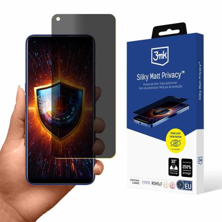 Folia Ochronna Prywatyzująca Matowa 3Mk Silky Matt Privacy Na Realme 7 Pro