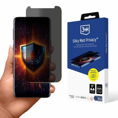 Folia Ochronna Prywatyzująca Matowa 3Mk Silky Matt Privacy Na Samsung Galaxy S9