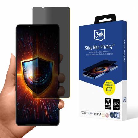 Folia Ochronna Prywatyzująca Matowa 3Mk Silky Matt Privacy Na Sony Xperia 1 V