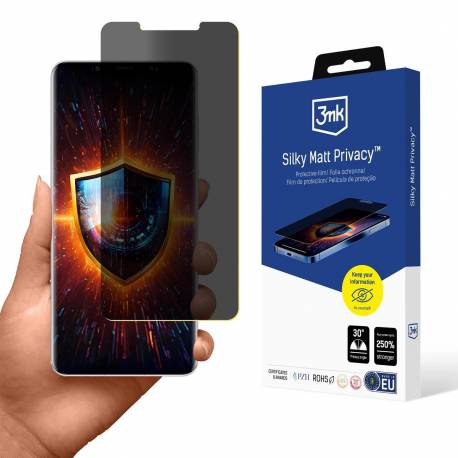 Folia Ochronna Prywatyzująca Matowa 3Mk Silky Matt Privacy Na Huawei Mate 50 Pro