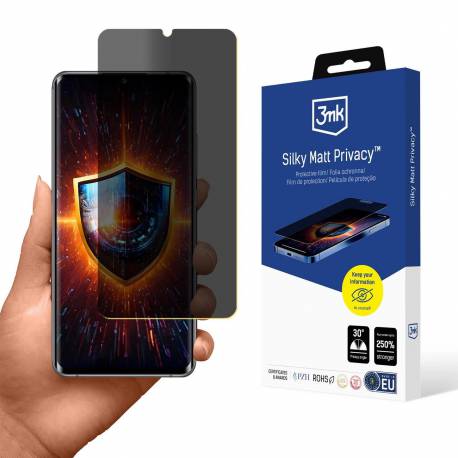 Folia Ochronna Prywatyzująca Matowa 3Mk Silky Matt Privacy Na Xiaomi Mi Note 10 Lite