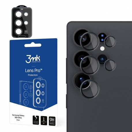 Szkło Na Obiektyw Aparatu 3Mk Lens Protection Pro Black Do Samsung Galaxy S25 Ultra