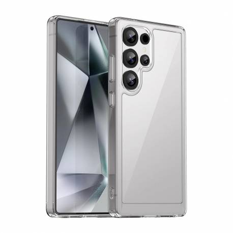 Etui Silikonowe Outer Space Case Z Żelową Ramką Do Samsung Galaxy S25 Ultra - Przezroczyste