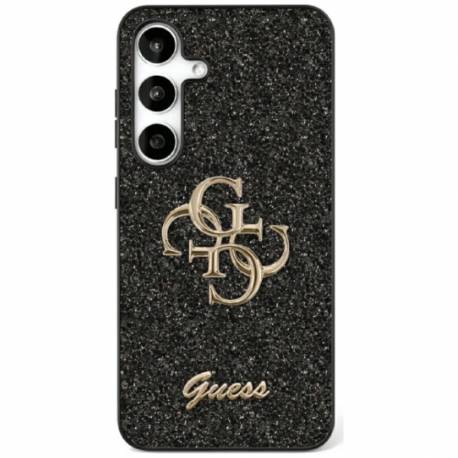 Etui Guess Fixed Glitter Big 4G Metal Logo Do Samsung Galaxy S25 Ultra Czarny