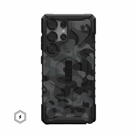 Uag Urban Armor Gear Futerał Pathfinder Se Magnet Z Wbudowanym Modułem Magnetycznym Do Samsung S25 Ultra 5G Midnight Camo