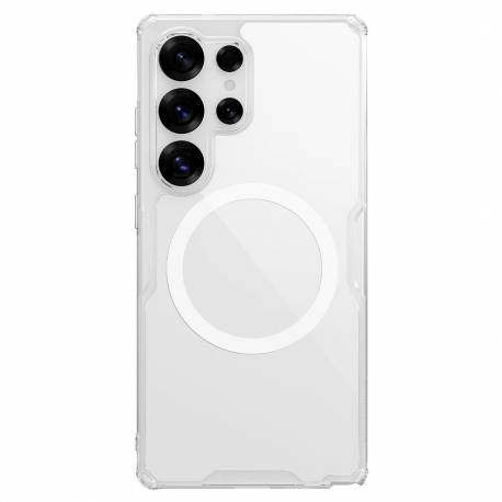 Etui Nillkin Nature Tpu Pro Magnetic Case Z Magsafe Na Samsung Galaxy S25 Ultra - Białe