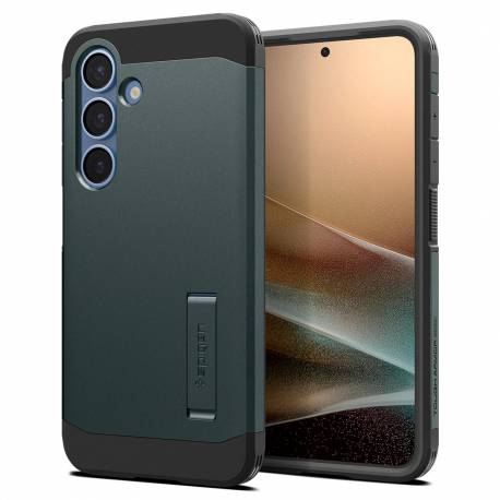Etui Spigen Tough Armor Magsafe Na Samsung Galaxy S25+ - Zielone