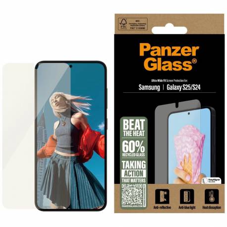 Szkło Hartowane Panzerglass All-In-One Ultra-Wide Fit Do Samsung Galaxy S25