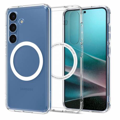 Spigen Futerał Ultra Hybrid Mag Kompatybilny Z Magsafe Do S25 Clear / White