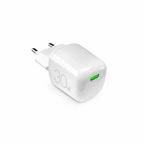 Ładowarka Sieciowa Puro Minipro 30W Gan Usb-C - Biała