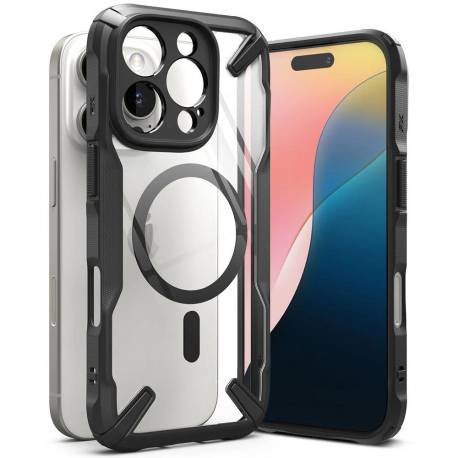 Etui Ringke Fusion X Magsafe Na Iphone 16 Pro - Czarny