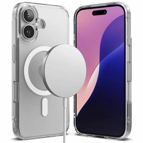 Etui Ringke Fusion Magsafe Na Iphone 16 - Przezroczysty Mat
