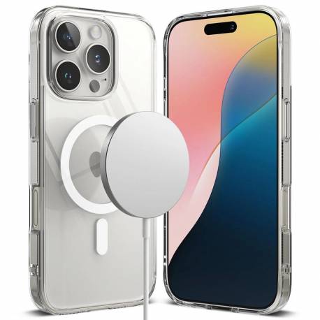 Etui Ringke Fusion Magsafe Na Iphone 16 Pro Max - Przezroczyste