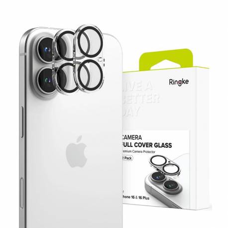 Szkło Hartowane Na Aparatu Ringke Camera Protector 2-Pack Na Iphone 16 / 16 Plus