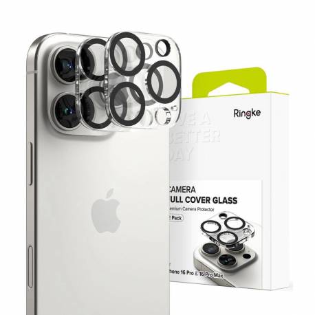 Szkło Hartowane Na Aparatu Ringke Camera Protector 2-Pack Na Iphone 16 Pro / 16 Pro Max