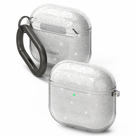 Etui Ringke Air Na Apple Airpods 4 - Przezroczysto-Brokatowe