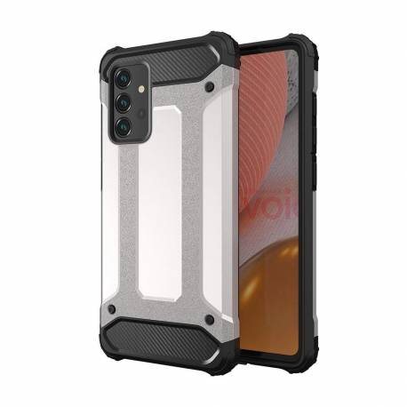 Pancerne Hybrydowe Etui Hybrid Armor Pokrowiec Na Samsung Galaxy A56 - Srebrne