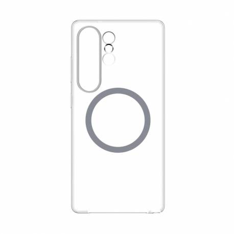 Etui Silikonowe Samsung Clear Magnet Case Gp-Fps938Saatw Z Ringiem Magnetycznym Do Samsung Galaxy S25 Ultra - Przezroczyste