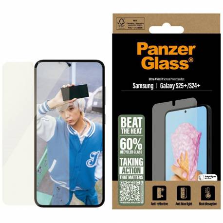 Szkło Hartowane Panzerglass All-In-One Ultra-Wide Fit Do Samsung Galaxy S25+