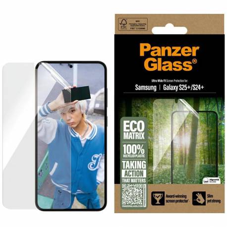Szkło Hartowane Panzerglass Eco Matrix Ultra-Wide Fit Do Samsung Galaxy S25+