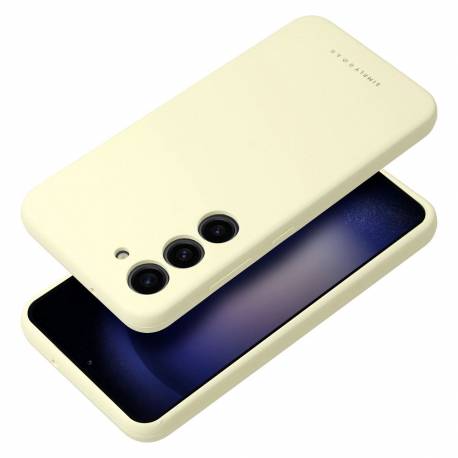 Roar Futerał Cloud Skin Do Xiaomi Redmi Note 14 5G Jasnożółty