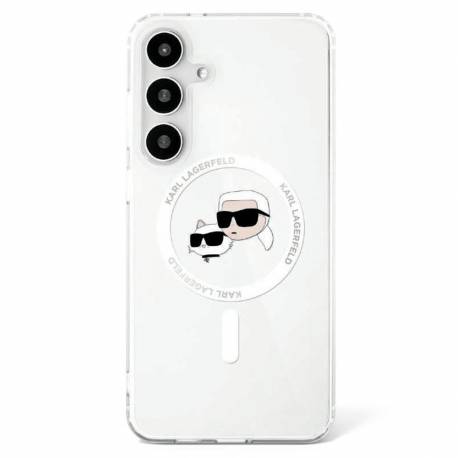 Karl Lagerfeld Futerał Do Samsung S25 Plus Klhms25Mhlskch (Magnetic Iml Metal Kc Heads) Biały