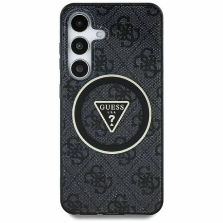 Guess Futerał Do Samsung S25 Ultra Guhms25Lhg4Prtgk (Magnetic Iml Metal Glitter 4G Circle Triangle) Czarny