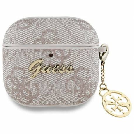 Guess Futerał Do Apple Airpods 4 Gua4G4Gsmp ( Pu 4G W / Charm) Różowy