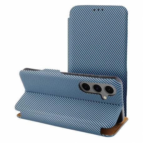 Kabura Folio Side Magnet Kompatybilny Z S-Pen Do Samsung S25 Ultra Niebieski