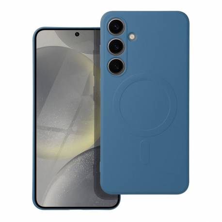 Futerał Silicone Mag Cover Kompatybilny Z Magsafe Do Samsung A56 Niebieski