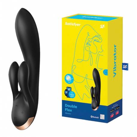 Wibrator-Double Flex Connect App (Black)