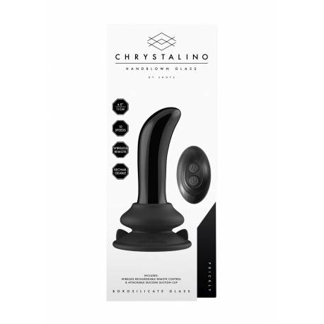 Prickly - With Suction Cup And Remote - 10 Speed - Black