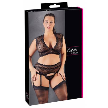 Lace Set Black 3Xl