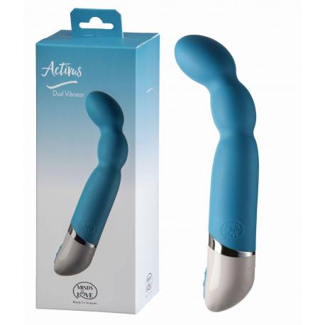 Minds Of Love Activus Dual Vibrator Blue