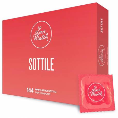 Prezerwatywy-Love Match Sottile - 144 Pack