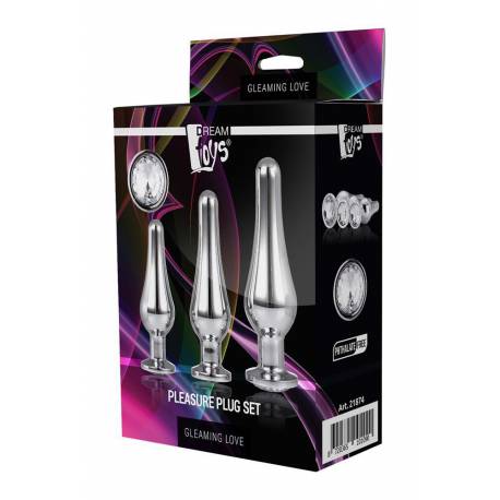 Gleaming Love Pleasure Set Silver