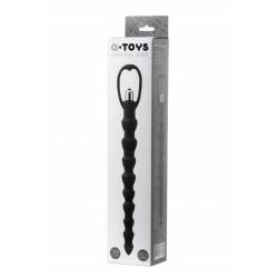 A-Toys, Anal Vibration Chain, Silicone, Black, 32,7 Cm