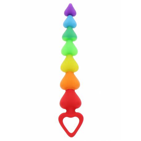Rainbow Heart Beads Rainbow