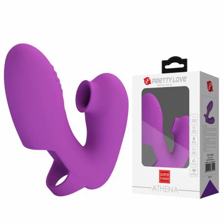 Pretty Love - Super Finger Athena Purple, 7 Vibration Functions 7 Tapping Functions Memory Function