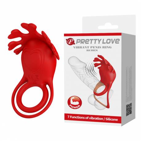 Pretty Love - Vibration Penis Ring, Ruben, 7 Vibration Functions