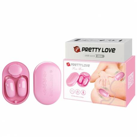 Pretty Love - Fun Box Pink, 12 Vibration Functions