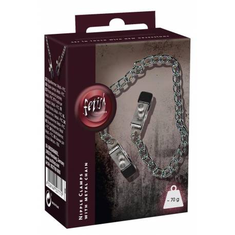 Boob Chain + Nipple Clamps Sx