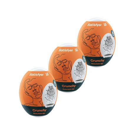 Masturbator-Eggs (Set Of 3 Crunchy)