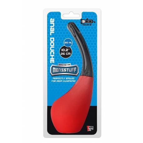 Menzstuff 9 Hole Anal Douche Red/black