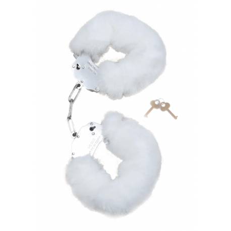 Kajdanki Fetish B - Series - Furry Cuffs White