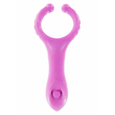 Vibrating Clit-Stim C-Ring Purple